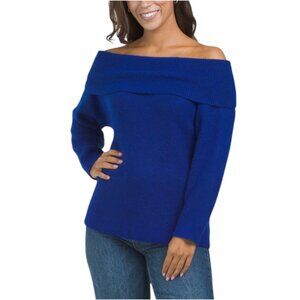 SUGAR LIPS Yadira Off The Shoulder Sweater